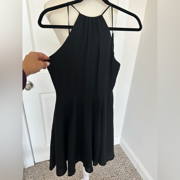 NWT Express halter neck black dress - Picture 8 of 12